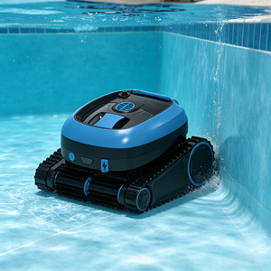 <span class=keywords><strong>Robot</strong></span> <span class=keywords><strong>per</strong></span> <span class=keywords><strong>Pulizia</strong></span> Piscine Portatile Wireless con Doppio Motore, Auto-Parcheggio, Avvio con Un Tocco, Antiscivolo in ABS - Product Image 1