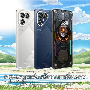 <span class=keywords><strong>Teléfono</strong></span> <span class=keywords><strong>Satelital</strong></span> Económico Pova7Ultra con Encanto, Cámara de 108MP, LTE, 256GB de Almacenamiento, Android 15, Batería de 7000mAh, Pantalla de 120Hz, Multi-idioma - Product Image 2