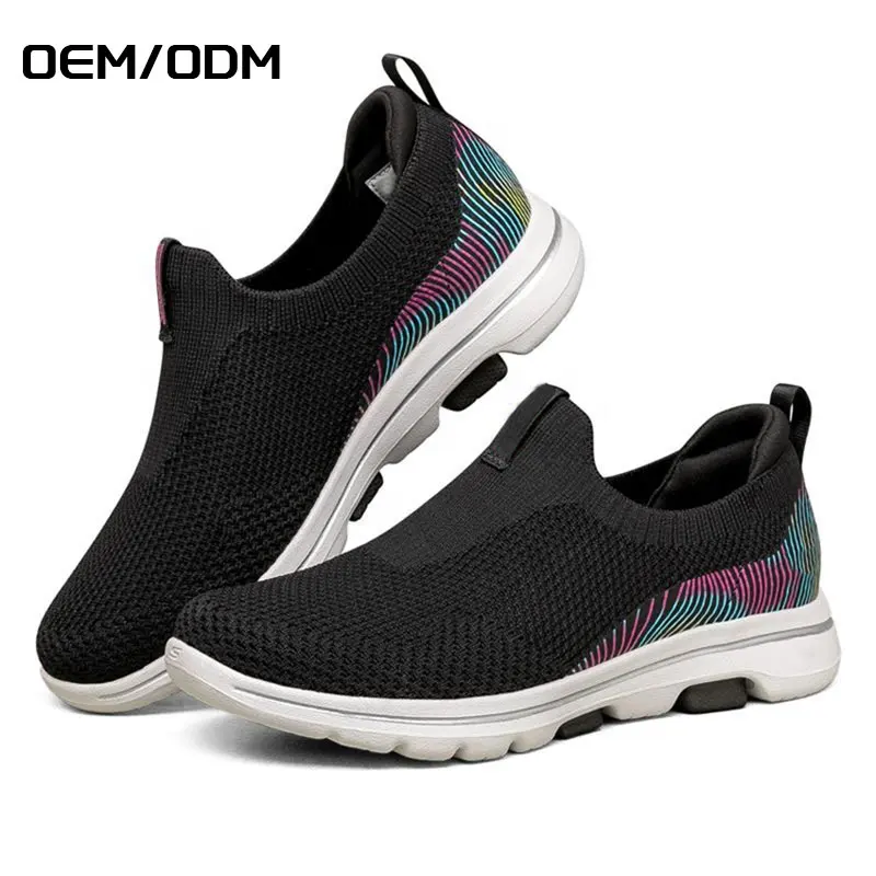 Nuovo Design mocassini Slip-On traspiranti Sneakers da passeggio sport Running scarpe Casual da uomo