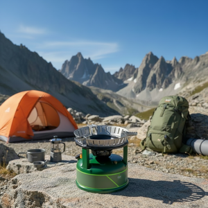 Réchaud de camping portable multi-combustibles compatible essence, diesel, kérosène et gaz, brûleur extérieur - Product Image 2