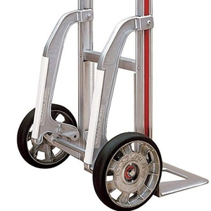 รถเข็นสองล้ออลูมิเนียมอัลลอยด์ สีเงิน ทนทาน ออกแบบสำหรับงานอุตสาหกรรม - Product Image 4