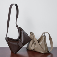 Sac à bandoulière en cuir véritable vintage grande capacité de créateur pour femmes, vente en gros fabricant