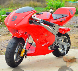 HAYA-Mini Moto Pocket Bikes 49cc 2 Temps, Moteur Refroidi par <span class=keywords><strong>Air</strong></span>, Vitesse <span class=keywords><strong>Max</strong></span> 40-60 km/h, 2L Capacité de Carburant 440mm Hauteur de Siège Bon Marché - Product Image 3