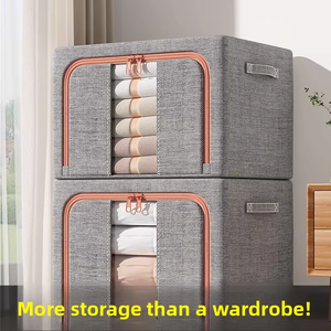 Organizador de Armario Multifuncional de Tela, Caja de Almacenamiento de Ropa y Edredones de Gran Capacidad, Cestas de Almacenamiento de Ropa, Venta al Por Mayor - Product Image 3