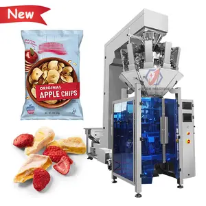 Automatische Stickstoff 500g 1kg 2kg Kastanien Haferflocken Snacks Nüsse Trocken frucht Verpackungs maschine