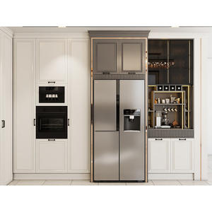 Estilo americano Blanco Alto brillo Islas <span class=keywords><strong>Cocina</strong></span> Hell's Gabinetes Fabricación con artículos de <span class=keywords><strong>cocina</strong></span> - Product Image 5