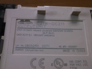 Module de sortie relais 16 points PLC CJ1W-OC211 CJ1WOC211 - Product Image 3