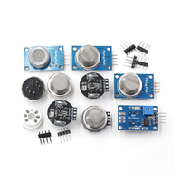 Module de capteur de gaz MQ-2 MQ-3 MQ-4 MQ-5 MQ-6 MQ-7 MQ-8 MQ-9 MQ-135, sonde, socle, mini carte ronde