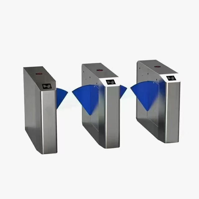 Smart Face Recognition Swing Barrier Turnstile Gate with QR Code Access for Office Building and Gym Pedestrian Entry