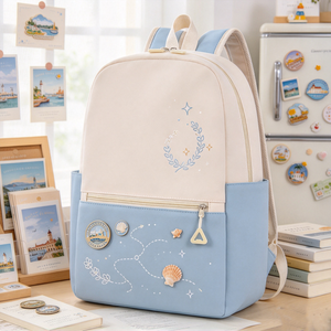 Customizable Wholesale School <b>Backpacks</b> China Souvenirs New School <b>Backpack</b> Polyester Zipper Boy and Girl School Bag - Product Image 1