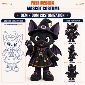 Costume de Mascotte en Peluche Douce Personnalisé pour Noël avec Logo, Tenue de Personnage Adulte pour Fêtes, Festivals et Publicité - Product Image 3