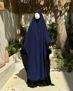 כל המכסים מותאמים אישית khimar חיג 'אב פרמיה ארוכה נידה בגדי אילמים נשים מוסלמים צרפתית תרנגול הודו khimar - Product Image 4
