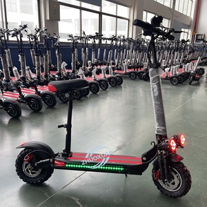 Trottinette électrique tout-terrain pliable XINBANGYANG 11 pouces, 2400W, double moteur, 48V, en alliage d'aluminium, pour adultes, avec siège - Product Image 2