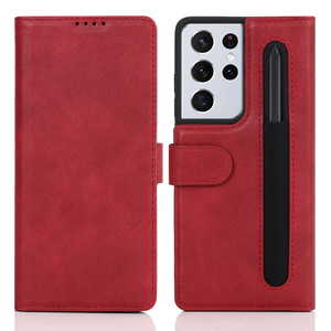 เคสโทรศัพท์แบบกระเป๋าสตางค์หนัง PU แบบ2-in-1ที่ถอดออกได้หรูหราสำหรับ Samsung <span class=keywords><strong>S21</strong></span> <span class=keywords><strong>Ultra</strong></span> พร้อมช่องเสียบปากกา <span class=keywords><strong>S</strong></span> - Product Image 3