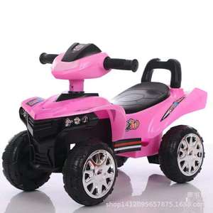 Children's Electric Four Wheeler Ride On Car With Lights And Music White 2 To 4 Years Age Range - Product Image 4