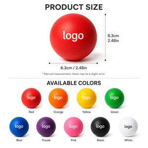Pelota Antiestrés de Espuma de PU con Logotipo Impreso al por Mayor, Diámetro de 6.3cm y 7cm, Forma Redonda, para Aliviar la Presión y el Estrés, para Promoción - Product Image 2