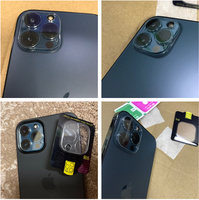 Verre Trempé de Haute Qualité pour Objectif d'Appareil Photo iPhone 15 14 Pro Max 13 12 Pro XS et Écran pour iPhone 11 7 8 6 6S Plus SE