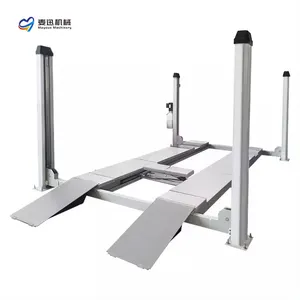 Four Cylinder Car Lifts for Home Garage Portable Scissor Car Lift Mobile Car Lift Swing