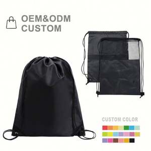 Mochila Multifuncional Resistente de Malla Negra con Cordón Ajustable para Almacenamiento, de Poliéster, para Todas las Estaciones, para Jugadores de Pickleball - Product Image 4