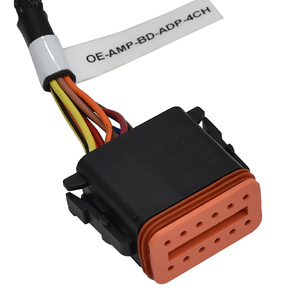 12 pin ile komple araba amplifikatör kablo demeti konektörü açın ve araç modifikasyonu için dişi konnektör kablo montajı - Product Image 4