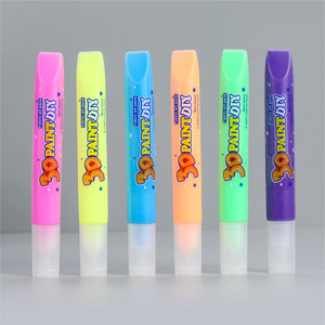 Ensemble de colle de <span class=keywords><strong>peinture</strong></span> <span class=keywords><strong>pour</strong></span> enfants, 6 couleurs, 10.5ml, 3D, bricolage, stylo créatif, t-shirt, pantalon et chaussettes - Product Image 2