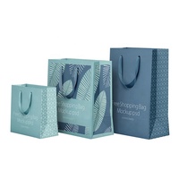 Design-Promotion Luxus Benutzerdefinierte Logo-Bedruckte Biologisch Abbaubare Papier-Geschenktüte Verpackung Einkaufstasche für Schuhe & Kleidung Herren Damen