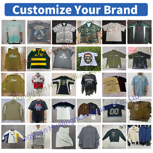 Streetwear Custom logo Fit in maglia di <span class=keywords><strong>cotone</strong></span> con righe a bottoni maglietta a <span class=keywords><strong>maniche</strong></span> <span class=keywords><strong>lunghe</strong></span> da uomo <span class=keywords><strong>Polo</strong></span> top da Rugby a manica lunga - Product Image 3