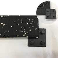 50cm*50cm Ineinandergreifende Gummi-Bodenplatten Einfach zu Installieren Gummimatte für Garage Küche Schule Pflegeleicht