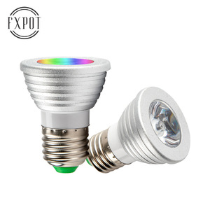 Bombillas LED <span class=keywords><strong>E27</strong></span> con Cambio de Color RGB de <span class=keywords><strong>5W</strong></span> con Control Remoto para Decoración del Hogar y Festividades 110V 220V - Product Image 5