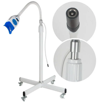 Vente chaude Led Portable Laser Mobile Blanchiment Des Dents Machine Avec 10 Led Lumière Bleue Avec Roues Dentaire Laser Dents Outils