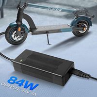 Chargeur de batterie au lithium 42V 2A pour Kugoo S1 S2 S3 M2 Pro Chargeur rapide DC pour Etwow HIMO Z20 GOTRAX GXL V2 G2 G3 G4 Scooter