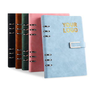 Nhà Sản Xuất <span class=keywords><strong>A5</strong></span> PU Da Vòng Chất Kết Dính In Máy Tính Xách Tay Biểu Tượng Tùy Chỉnh Loose Kế Hoạch Máy Tính Xách Tay Với Từ Khóa Bán Buôn - Product Image 1