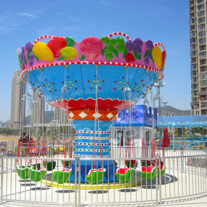 Funamfair parc d'attractions mangee Ride, <span class=keywords><strong>chaise</strong></span> <span class=keywords><strong>volante</strong></span> de luxe pour enfants, jeux électriques, balançoire, petit trajet extrême, à vendre - Product Image 3