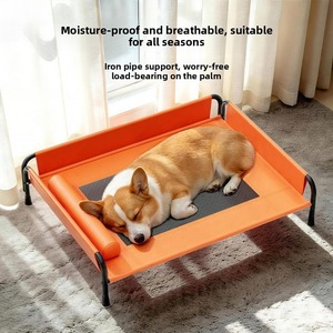 Breathable Elevated Dog Bed Portable Raised Mesh <b>Cot</b> Moisture-Proof Camping Travel Bed for Small Medium Dogs OEM - Product Image 5