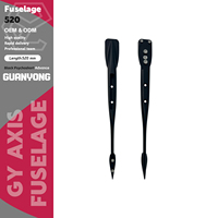 Planche de surf hydrofoil Psychoshort Advance 520 MM en aluminium pour kitesurf et sports nautiques