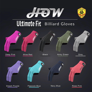 Gants de billard/snooker légers et portables en nylon durable de haute qualité, sans marque, à 3 doigts ouverts, pour main gauche/droite - En promotion - Product Image 2