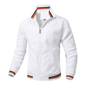 Veste décontractée légère 2026 pour hommes avec fermeture éclair, col montant et look polyvalent - Product Image 5