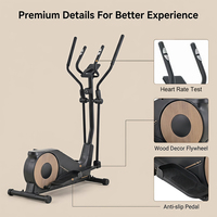 Elliptique de fitness professionnel en acier pour usage commercial et domestique en Chine