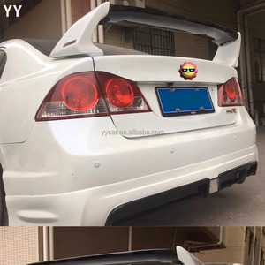 สปอยเลอร์หลังคาท้ายรถยนต์ <span class=keywords><strong>Honda</strong></span> <span class=keywords><strong>Civic</strong></span> รุ่น ABS พลาสติกพ่นรองพื้น ทรง MUGEN FD2 <span class=keywords><strong>TYPER</strong></span> สำหรับ <span class=keywords><strong>HONDA</strong></span> <span class=keywords><strong>CIVIC</strong></span> รุ่นที่ 8 ปี 2006-2011 - Product Image 2
