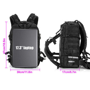 For ZC099 Free Sample Motowolf <b>Leather</b> Motorcycle <b>Backpack</b> Full Color Screen Customizable Waterproof 45L Laptop Helmet - Product Image 5