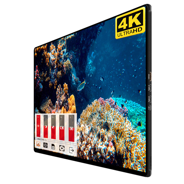 SIBOLAN 15.6 Inch Hdr Thin HD Resolution High End Uhd Gaming Type-c Ips Display Portable 4K Touch Screen Dual Monitor