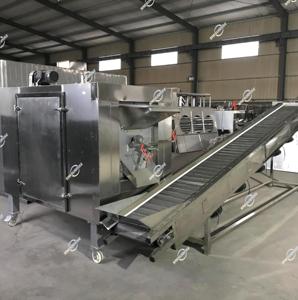 Thương mại 50kg 100kg 300kg thiết bị nướng nhỏ điện khí quay trống cacao Đậu rang ca cao Máy rang xay - Product Image 6