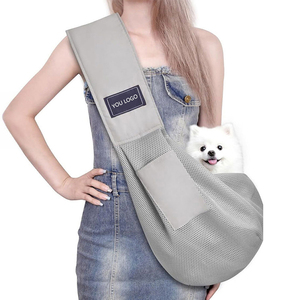 Süper yumuşak kedi köpek taşıyıcı tek kollu çanta nefes örgü seyahat güvenli Pet kedi köpek taşıyıcı omuzdan askili çanta - Product Image 1
