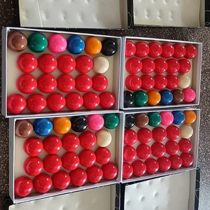 Billes de billard en résine 4,9 pouces, accessoires pour jeux de billard amateur - Product Image 4