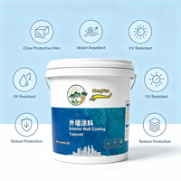 Revêtement liquide acrylique à base d'eau pour intérieur et extérieur, couche de finition transparente, scellant, peinture pour pierre naturelle, couverture protectrice, vente en gros