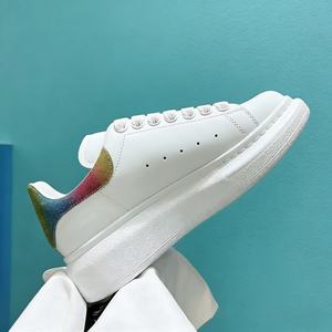 Zapatillas Blancas de Plataforma de Lujo para Mujer mqqeen, Zapatos Casuales con Plataforma, Zapatos Cómodos con Tacón Elevado, Silueta de Diseñador Más Vendida - Product Image 3