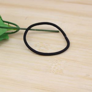 Black High Elasticity No Seam Hair Tie For Daily Use Fabric Weaving Thin Hairband - Product Image 2