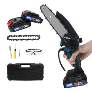Ensemble de tronçonneuse à batterie au lithium Vetex 21V, mini scie à chaîne électrique à faible bruit pour la coupe du bois, l'élagage des arbres et l'entretien du jardin - Product Image 5
