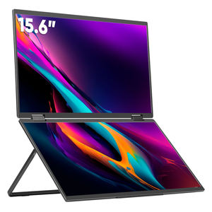 Usine ODM Design 15.6 pouces Extender IPS 1080P <span class=keywords><strong>Double</strong></span> moniteur d'ordinateur portable Portable pour <span class=keywords><strong>double</strong></span> écran Triple moniteur Portable - Product Image 1