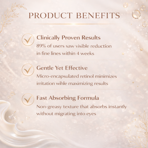 Crema para Ojos con Retinol 20g, Ácido Hialurónico y Cafeína |   Reducción de Líneas Finas en 4 Semanas, Anti-Hinchazón e Hidratación 24H - Product Image 5